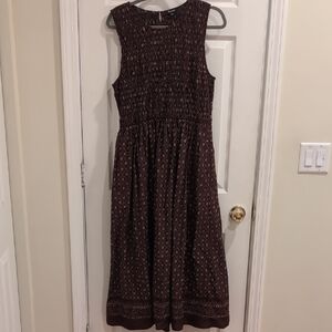 Madewell Sleeveless Dress in Rich Plum
